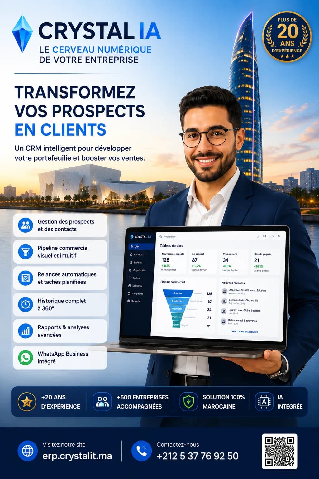 Logiciel CRM au Maroc : gérer la relation client et développer vos ventes en PME